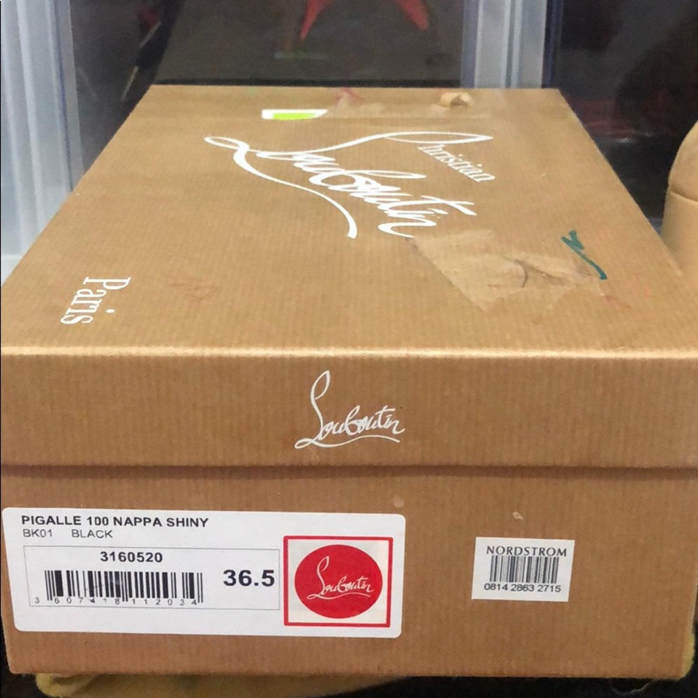 Christian Louboutin Pigalle 100MM Black Pumps - Picture 3 of 5